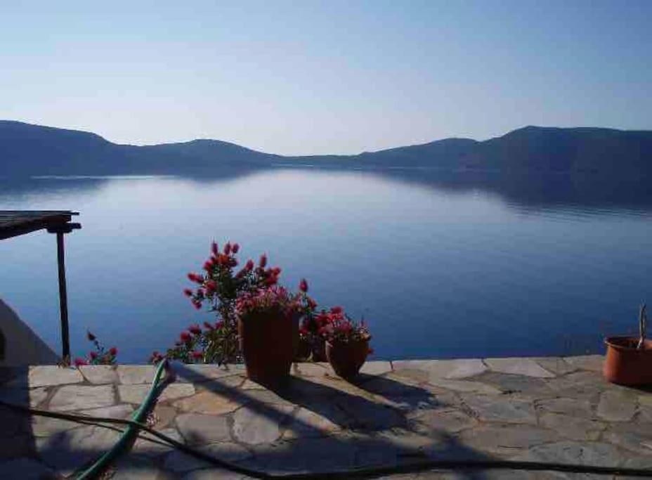Villa With Breathtaking Views And Private Beach Agios Dimitrios  المظهر الخارجي الصورة